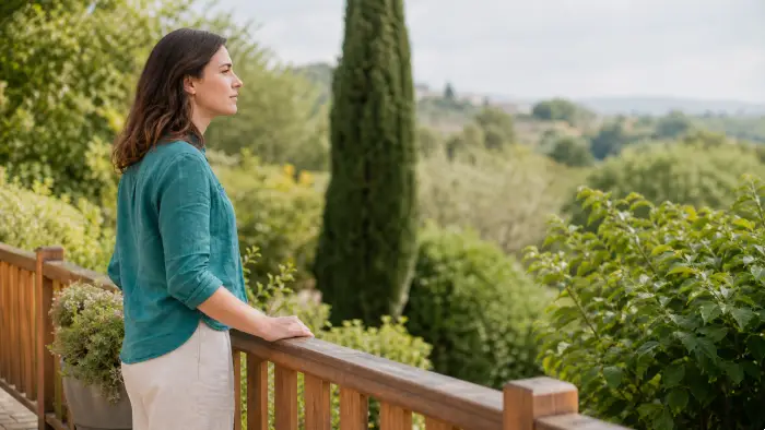 Personne faisant une pause dans son quotidien pour retrouver des repères face à l’angoisse
