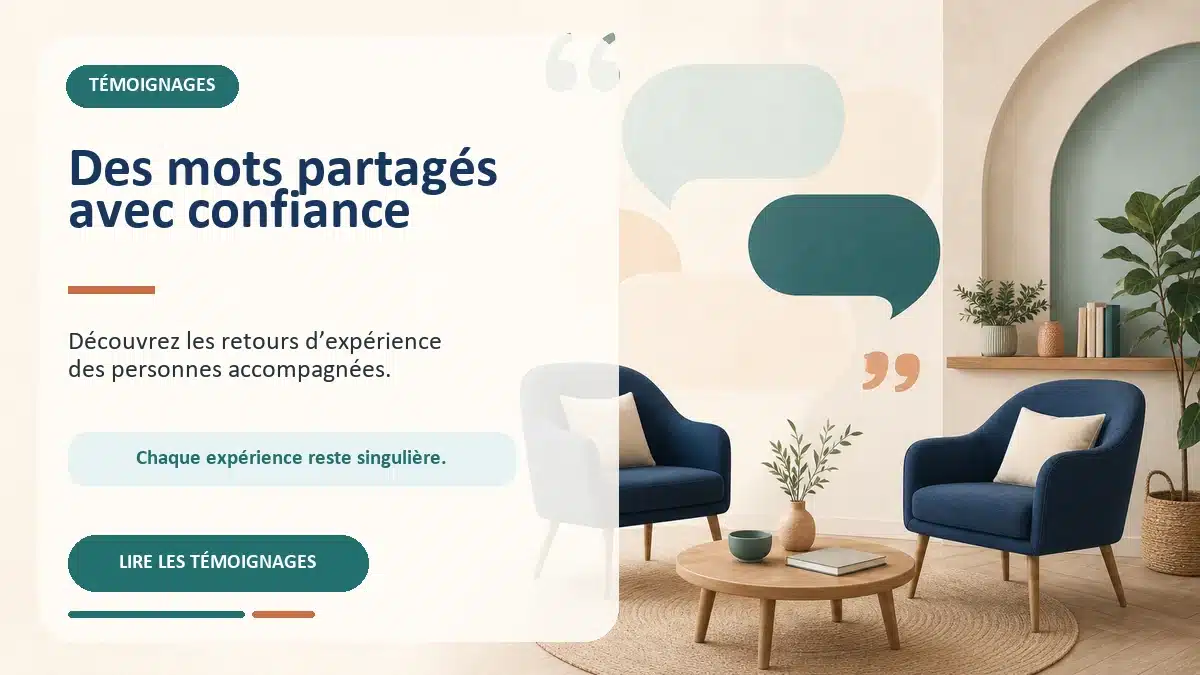 visuel page temoignages Des témoignages à propos du cabinet d'hypnose de Guillaume HERVE à Tournefeuille, des mots partagés avec confiance